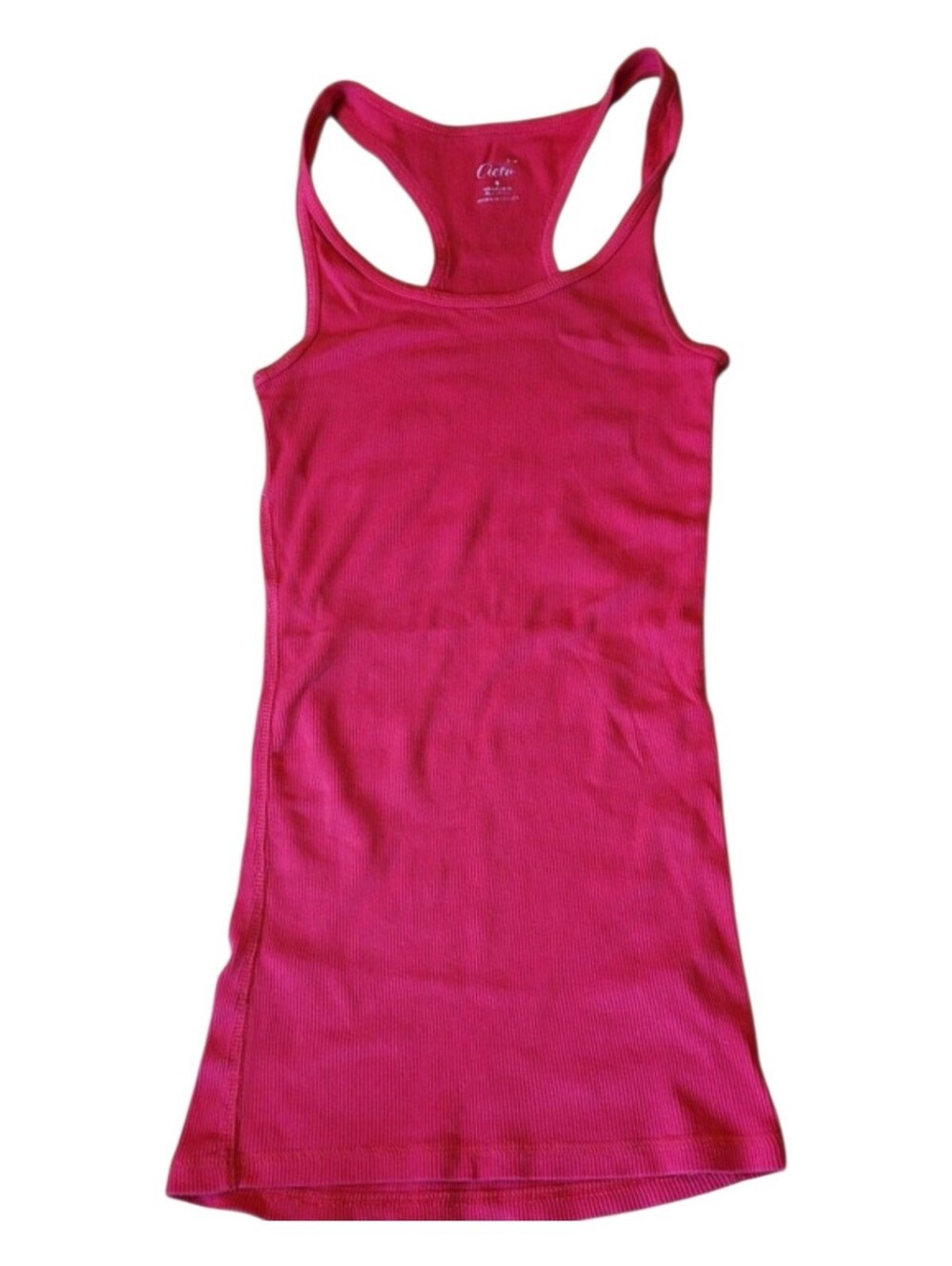 🥳4/$19🥳 Cato Bright Pink Ribbed Racerback Tank